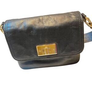Kate Spade shoulder bag Irving Place Harlow vintage black leather purse